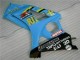 Blue 2007-2008 Suzuki GSXR 1000 Motorcycle Fairing
