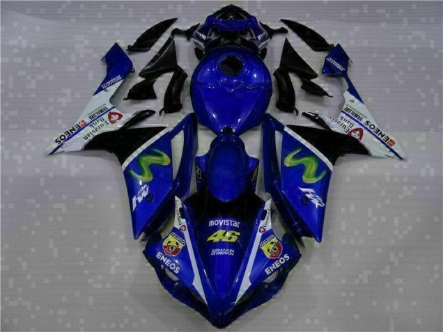 Blue 2007-2008 Yamaha YZF R1 Motorcycle Fairing Kits Blue 2007-2008 Yamaha YZF R1 Motorcycle Fairing Kits