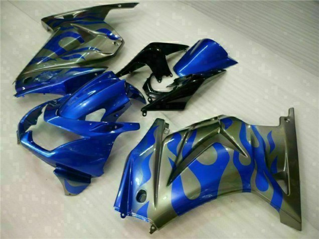 Blue 2008-2012 Kawasaki EX250 Motorcycle Fairings Blue 2008-2012 Kawasaki EX250 Motorcycle Fairings
