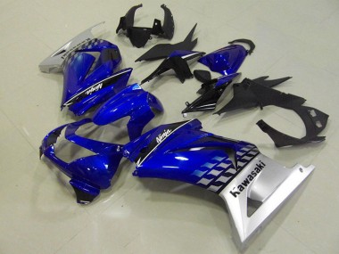 Blue 2008-2012 Kawasaki ZX250R Motorcycle Fairing