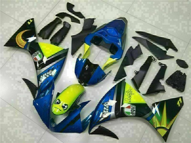 Blue 2009-2011 Yamaha YZF R1 Motorcycle Fairings Blue 2009-2011 Yamaha YZF R1 Motorcycle Fairings
