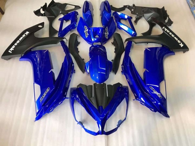 Blue 2012-2016 Kawasaki EX650 Motorcycle Fairings Blue 2012-2016 Kawasaki EX650 Motorcycle Fairings