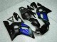Blue Black 1998-2002 Yamaha YZF R6 Motorcycle Fairing Blue Black 1998-2002 Yamaha YZF R6 Motorcycle Fairing