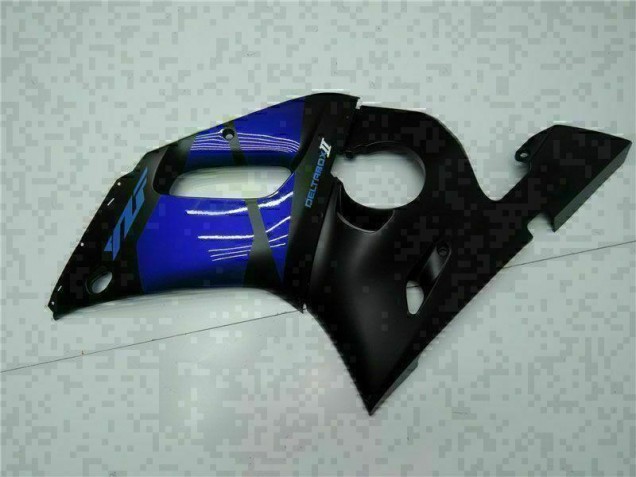 Blue Black 1998-2002 Yamaha YZF R6 Motorcycle Fairing Blue Black 1998-2002 Yamaha YZF R6 Motorcycle Fairing