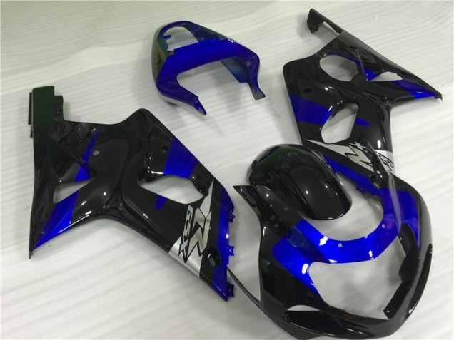 Blue Black 2000-2002 Suzuki GSXR 1000 Motorcycle Fairings Blue Black 2000-2002 Suzuki GSXR 1000 Motorcycle Fairings