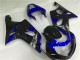 Blue Black 2000-2002 Suzuki GSXR 1000 Motorcycle Fairings Blue Black 2000-2002 Suzuki GSXR 1000 Motorcycle Fairings