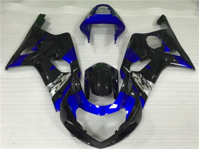 Blue Black 2000-2002 Suzuki GSXR 1000 Motorcycle Fairings Blue Black 2000-2002 Suzuki GSXR 1000 Motorcycle Fairings