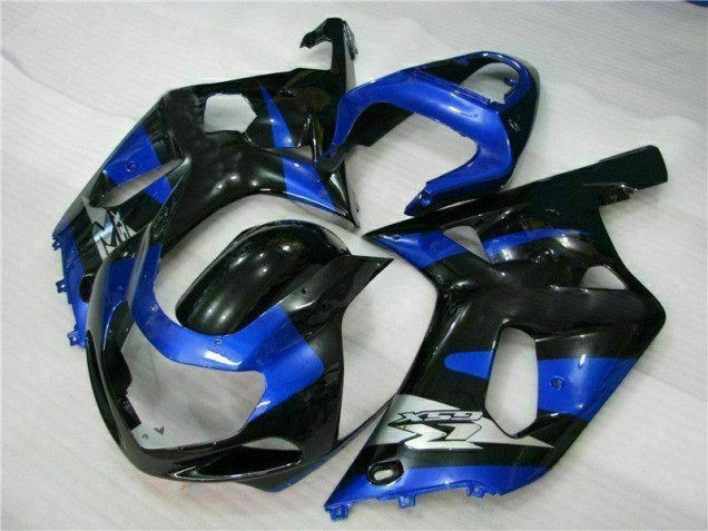 Blue Black 2001-2003 Suzuki GSXR 600/750 Motorcycle Fairings Blue Black 2001-2003 Suzuki GSXR 600/750 Motorcycle Fairings