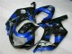 Blue Black 2001-2003 Suzuki GSXR 600/750 Motorcycle Fairings Blue Black 2001-2003 Suzuki GSXR 600/750 Motorcycle Fairings
