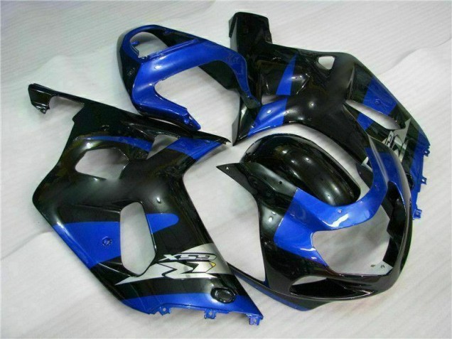 Blue Black 2001-2003 Suzuki GSXR 600/750 Motorcycle Fairings Blue Black 2001-2003 Suzuki GSXR 600/750 Motorcycle Fairings