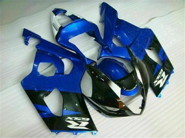 Blue Black 2003-2004 Suzuki GSXR 1000 Motorcycle Fairings Blue Black 2003-2004 Suzuki GSXR 1000 Motorcycle Fairings