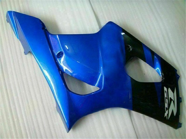 Blue Black 2003-2004 Suzuki GSXR 1000 Motorcycle Fairings Blue Black 2003-2004 Suzuki GSXR 1000 Motorcycle Fairings
