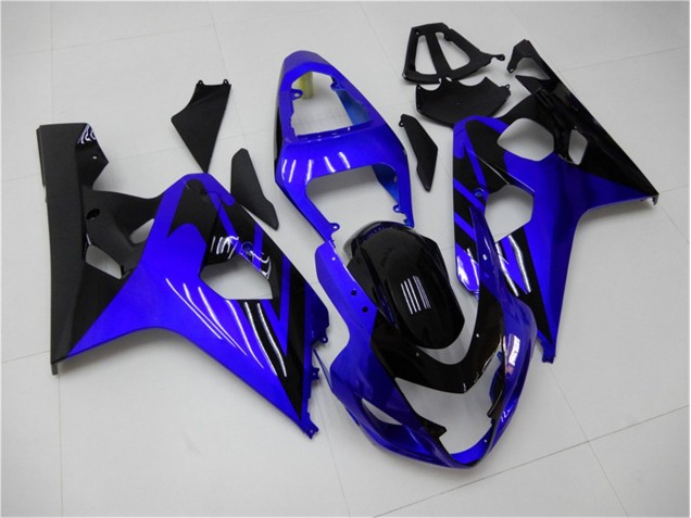 Blue Black 2004-2005 Suzuki GSXR 600/750 Motorcycle Fairing Blue Black 2004-2005 Suzuki GSXR 600/750 Motorcycle Fairing