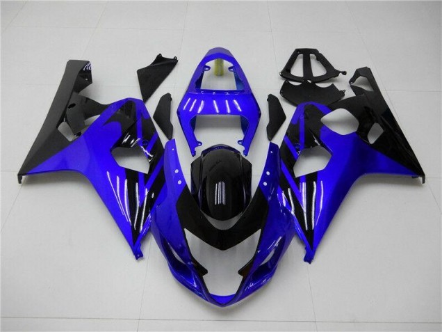 Blue Black 2004-2005 Suzuki GSXR 600/750 Motorcycle Fairing Blue Black 2004-2005 Suzuki GSXR 600/750 Motorcycle Fairing
