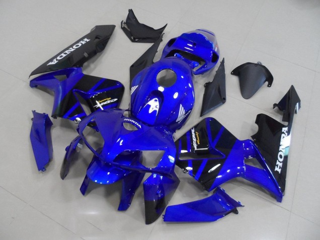 Blue Black 2005-2006 Honda CBR600RR Motorcycle Fairing Blue Black 2005-2006 Honda CBR600RR Motorcycle Fairing