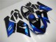 Blue Black 2005-2006 Kawasaki ZX6R Motorcycle Fairings Blue Black 2005-2006 Kawasaki ZX6R Motorcycle Fairings