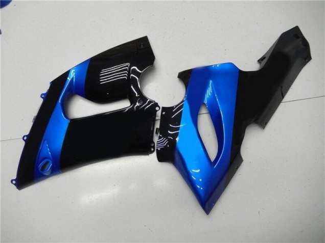 Blue Black 2005-2006 Kawasaki ZX6R Motorcycle Fairings Blue Black 2005-2006 Kawasaki ZX6R Motorcycle Fairings