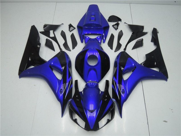 Blue Black 2006-2007 Honda CBR1000RR Motorcycle Fairings Blue Black 2006-2007 Honda CBR1000RR Motorcycle Fairings
