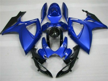 Blue Black 2006-2007 Suzuki GSXR 600/750 Full Motorcycle Fairing Kits