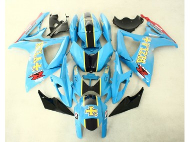 Blue Black 2006-2007 Suzuki GSXR 600/750 Motorcycle Bodywork