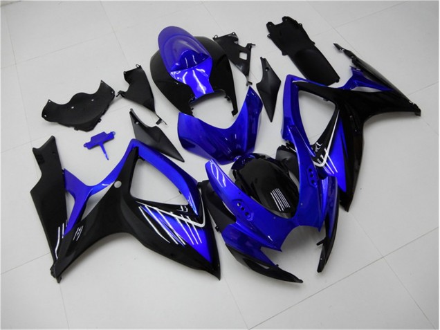 Blue Black 2006-2007 Suzuki GSXR 600/750 Motorcycle Fairings