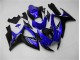 Blue Black 2006-2007 Suzuki GSXR 600/750 Motorcycle Fairings