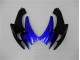 Blue Black 2006-2007 Suzuki GSXR 600/750 Motorcycle Fairings