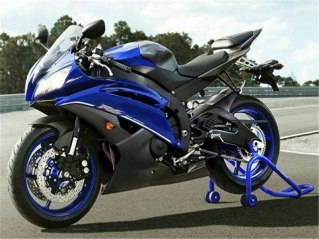 Blue Black 2006-2007 Yamaha YZF R6 Aftermarket Motorcycle Fairings Blue Black 2006-2007 Yamaha YZF R6 Aftermarket Motorcycle Fairings