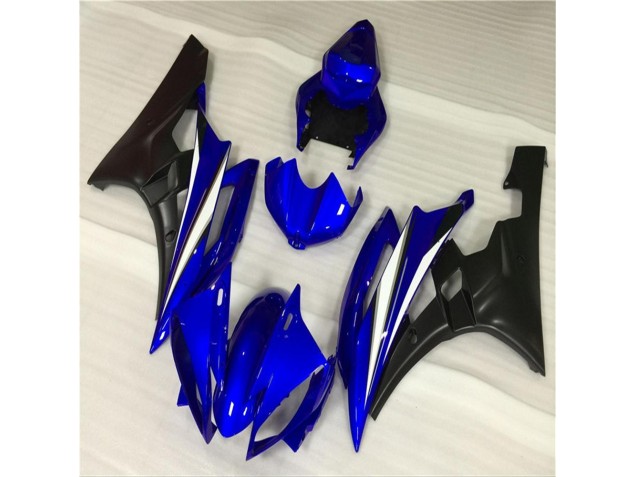 Blue Black 2006-2007 Yamaha YZF R6 Full Motorcycle Fairing Kits Blue Black 2006-2007 Yamaha YZF R6 Full Motorcycle Fairing Kits