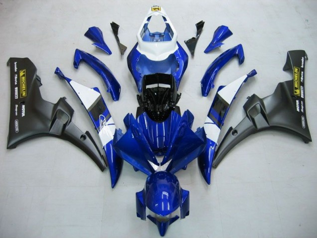 Blue Black 2006-2007 Yamaha YZF R6 Motorcycle Fairing Kits Blue Black 2006-2007 Yamaha YZF R6 Motorcycle Fairing Kits