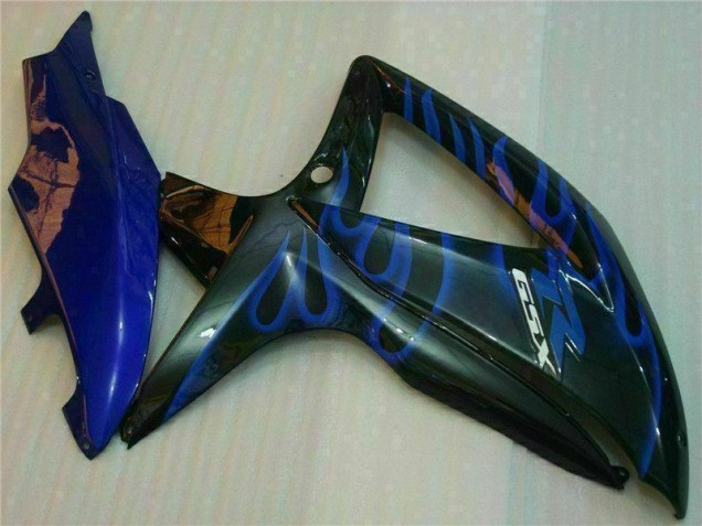 Blue Black 2008-2010 Suzuki GSXR 600/750 Motorcycle Fairing Blue Black 2008-2010 Suzuki GSXR 600/750 Motorcycle Fairing