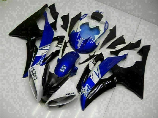 Blue Black 2008-2016 Yamaha YZF R6 Full Motorcycle Fairing Kits Blue Black 2008-2016 Yamaha YZF R6 Full Motorcycle Fairing Kits
