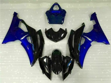 Blue Black 2008-2016 Yamaha YZF R6 Motorcycle Bodywork