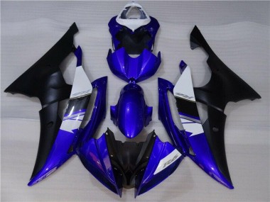 Blue Black 2008-2016 Yamaha YZF R6 Motorcycle Fairing