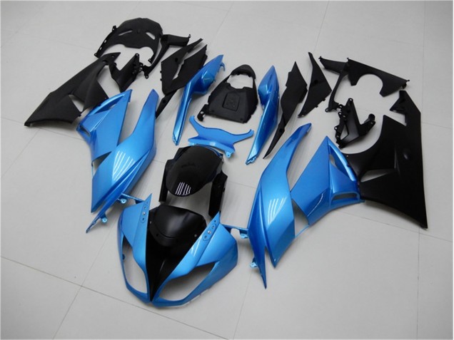 Blue Black 2009-2012 Kawasaki ZX6R Motorcycle Fairing Blue Black 2009-2012 Kawasaki ZX6R Motorcycle Fairing