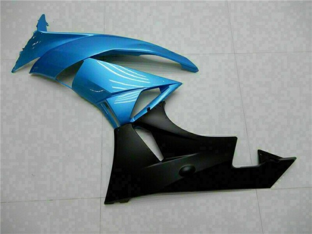 Blue Black 2009-2012 Kawasaki ZX6R Motorcycle Fairings Blue Black 2009-2012 Kawasaki ZX6R Motorcycle Fairings