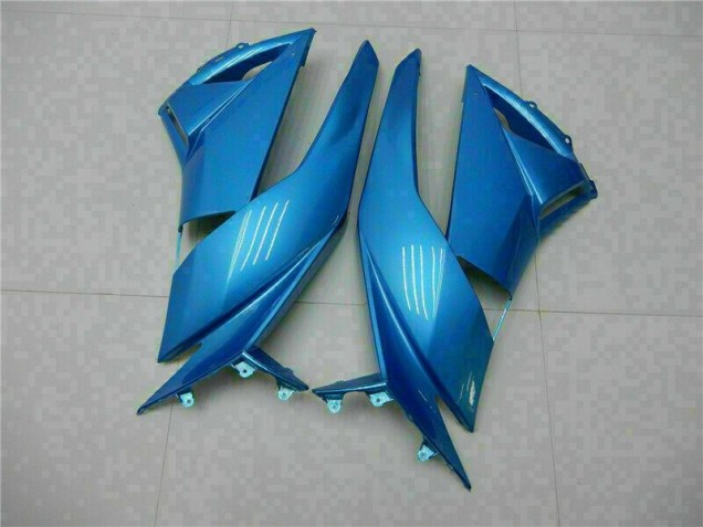 Blue Black 2009-2012 Kawasaki ZX6R Motorcycle Fairings Blue Black 2009-2012 Kawasaki ZX6R Motorcycle Fairings