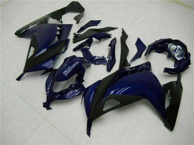 Blue Black 2013-2016 Kawasaki EX300 Motorcycle Fairings Blue Black 2013-2016 Kawasaki EX300 Motorcycle Fairings