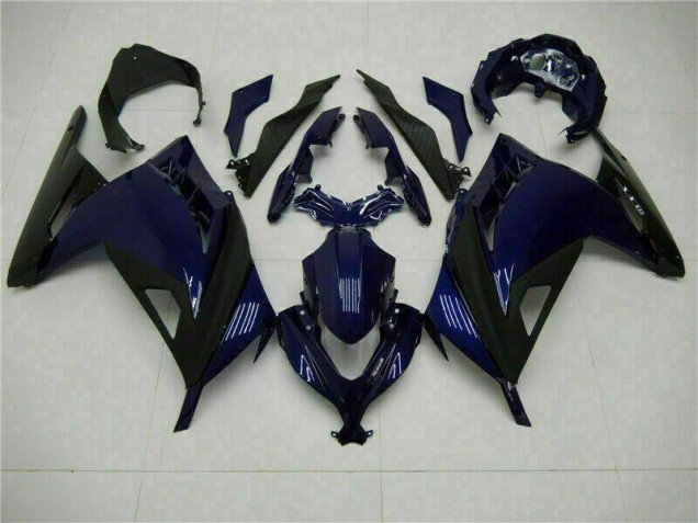Blue Black 2013-2016 Kawasaki EX300 Motorcycle Fairings Blue Black 2013-2016 Kawasaki EX300 Motorcycle Fairings