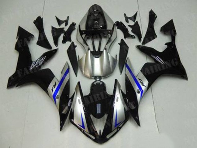 Blue Black Silver 2004-2006 Yamaha YZF R1 Motorcycle Fairings Blue Black Silver 2004-2006 Yamaha YZF R1 Motorcycle Fairings