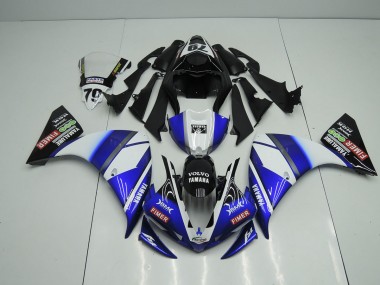 Blue Black Sterilgarda 2009-2011 Yamaha YZF R1 Motorcycle Fairings