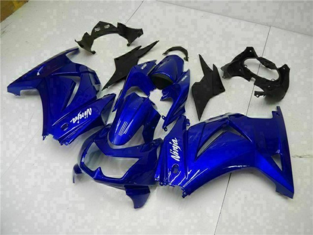 Blue Black White Ninja 2008-2012 Kawasaki EX250 Motorcycle Fairing