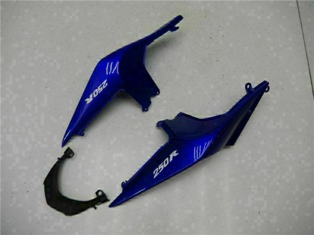 Blue Black White Ninja 2008-2012 Kawasaki EX250 Motorcycle Fairing