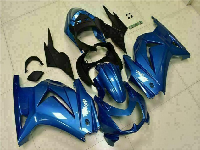 Blue Black White Ninja 2008-2012 Kawasaki EX250 Motorcycle Fairings Blue Black White Ninja 2008-2012 Kawasaki EX250 Motorcycle Fairings