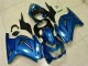 Blue Black White Ninja 2008-2012 Kawasaki EX250 Motorcycle Fairings Blue Black White Ninja 2008-2012 Kawasaki EX250 Motorcycle Fairings