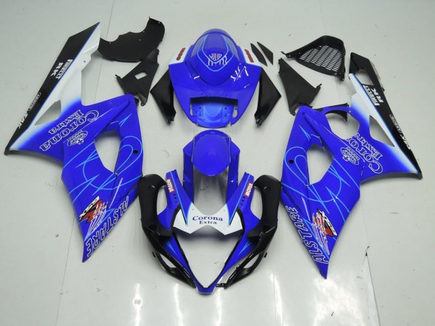 Blue Corona 2005-2006 Suzuki GSXR 1000 Motorcycle Fairings Blue Corona 2005-2006 Suzuki GSXR 1000 Motorcycle Fairings