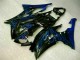 Blue Flame Black 2008-2016 Yamaha YZF R6 Motorcycle Fairings Blue Flame Black 2008-2016 Yamaha YZF R6 Motorcycle Fairings