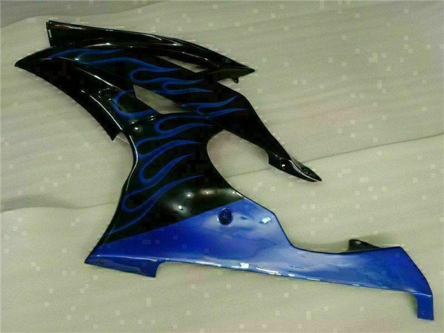 Blue Flame Black 2008-2016 Yamaha YZF R6 Motorcycle Fairings Blue Flame Black 2008-2016 Yamaha YZF R6 Motorcycle Fairings