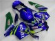 Blue Green Movistar Castrol 2003-2004 Honda CBR600RR Motorcycle Fairings Blue Green Movistar Castrol 2003-2004 Honda CBR600RR Motorcycle Fairings