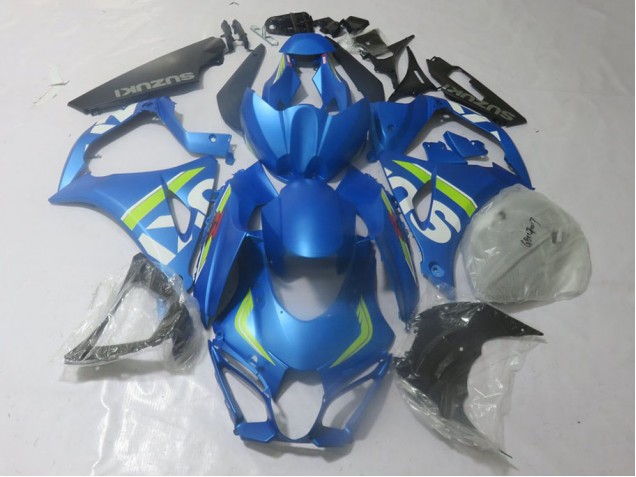 Blue Lime 2017-2021 Suzuki GSXR 1000 Motorcycle Fairings Blue Lime 2017-2021 Suzuki GSXR 1000 Motorcycle Fairings